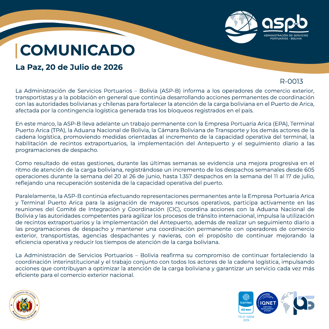 Comunicado 29 de junio