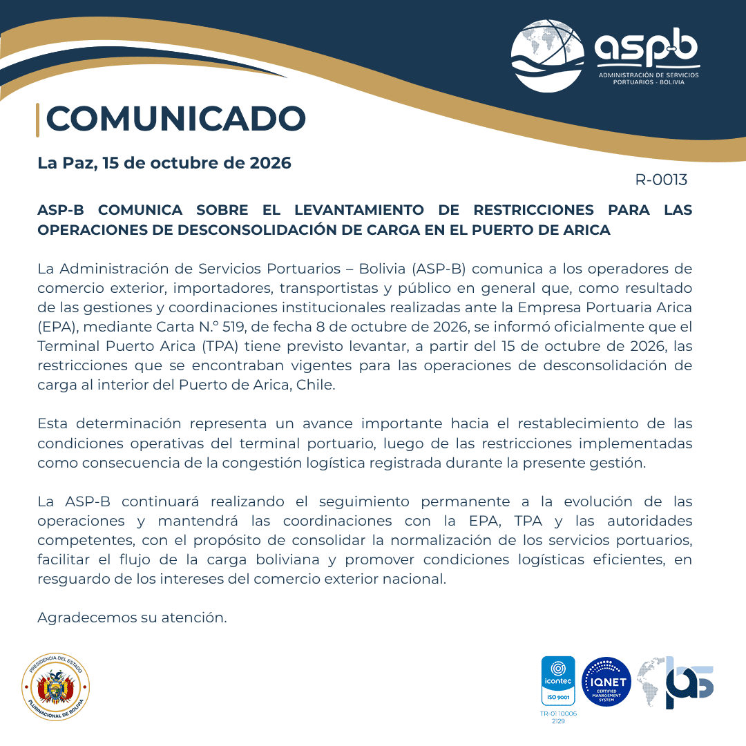 Comunicado 4 de septiembre